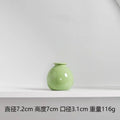 Axyaa Ceramic Base Ins Japanese Home Living Room Vase White Pink Purple Blue