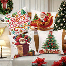 Axyaa Christmas Santa Claus Gift Pillowcase Set