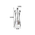 Axyaa Acrylic Salt Pepper Shakers Adjustable Coarseness Ceramic Rotor Kitchen Accessories