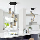 Axyaa Retro Crystal Pendant Light for Home Dining Table - Minimalist Branded Hanging Lamp