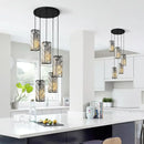 Axyaa Retro Crystal Pendant Light for Dining Table - Stylish & Minimalist Home Hanging Lamp