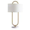 Marble Gold Cloth Desk Lamp - Axyaa LED Atmosphere Lighting