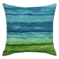 Axyaa Watercolor Waves Decorative Pillow Cover - Sofa, Bedroom, Car - Pattern Cushion Cover