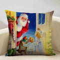 Axyaa Christmas Tree Santa Claus Cushion Cover 45x45cm