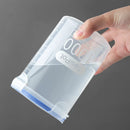 Axyaa Transparent Plastic Grain Jars with Scale, Food Container, Clear Crisper