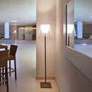 Axyaa Glass Floor Lamp LED Light Fixture for Living Room Bedroom Luxury Design