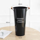 Axyaa Nordic Style Home Flower Shop Flower Bucket Decoration Iron Bucket Flower Arrangement