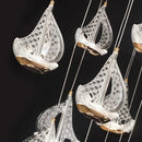 Axyaa Nordic Stair Chandelier Living Room Dining Pendant Ceiling Light Indoor Lighting