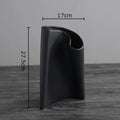 Axyaa Irregular Ceramic Vase Floral Pots Desk Decor Ornaments Room Aesthetic Flowers