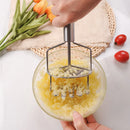 Axyaa Stainless Steel Potato Masher Fruit Vegetable Chopper Kitchen Gadget