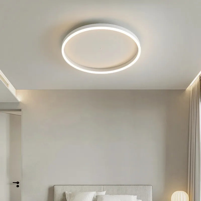 Axyaa Round LED Ceiling Lights: Modern Minimalist Nordic Living Room Lamp
