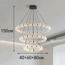 Axyaa LED Chandeliers for Modern Living & Dining Room Lighting