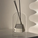Axyaa Clear Glass Aromatherapy Diffuser Bottle with Reed Sticks & Essential Oil Storage
