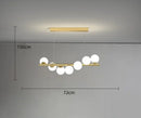 Axyaa Glass Ball Pendant Chandelier for Modern Home Decor