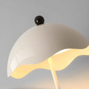 Axyaa Elegant Eggshell Floor Lamp Acrylic Shade for Home Décor