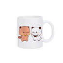 Axyaa Kawaii Panda Bear Mocha Cat Christmas Mug Mugs Set Original Drinkware