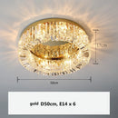 Axyaa Crystal Ceiling Lamp: Luxury Restaurant LED Lighting, Modern Living Room Decor