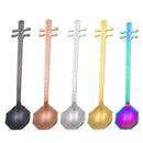 Axyaa Guitar Spoon Set-Coated 304 Stainless Steel-Creative Musical Instrument Dessert Spoon