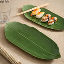 Axya Leaf Ceramic Dinner Plate Sushi Snack Tray Salad Bowl Fruit Plate