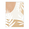 Axyaa Abstract Sun Palm Leaf Daisy Canvas Wall Art Bedroom Decor