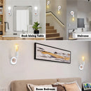 Axyaa Modern Wood Wall Lamp Sconce E27 Vintage Indoor Lighting for Living Room