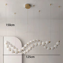 Axyaa French LED Pendant Lights for Living Room & Dining Room Indoor Lighting