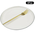 Axyaa Stainless Steel Dinner Fork Set - 3 Pieces