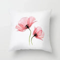 Axyaa Watercolor Flower Pattern Decorative Cushion Cover Sofa Pillowcase