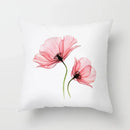 Axyaa Watercolor Flower Pattern Decorative Cushion Cover Sofa Pillowcase