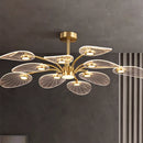 Axyaa Nordic Lotus Leaf Pendant Light for Living Room Bedroom Study