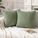 Axyaa Soft Striped Cushion Covers 20x20 Inch for Living Room Decor