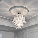 Axyaa Cloud Glass French Retro Chandelier for Elegant Spaces
