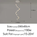 Axyaa Minimalist LED Restaurant Pendant Light for Modern Nordic Interior Lighting Fixtures