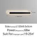 Axyaa Black White Simplicity LED Wall Lamp for Bedroom and Corridor Lighting