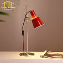 Axyaa Retro LED Table Lamp E27 Red/Orange/Black Adjustable Modern Designer Desk Light