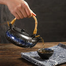 Axyaa Ceramic Teapot: Retro Style, Ideal for Seafood Soup, Creatively Designed.