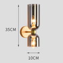 Axyaa Iron Wall Lamp with E14 Light Source for Home Decor Lighting