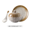 Axyaa Creative Ceramic Soup Bowl with Lid for Breakfast and Desserts