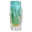 Axyaa Glass Vase: Living Room Floral Decor, Dining Table Centerpiece