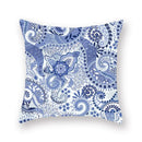 Geometric Mandala Flower Print Pillowcase for Home Decor by Axyaa