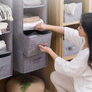 Axyaa Hanging Storage Shelves Clothes Organizer Drawer Closet Box