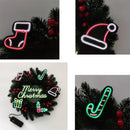 Axyaa LED Christmas Wreath: Festive Xmas Front Door Decorations
