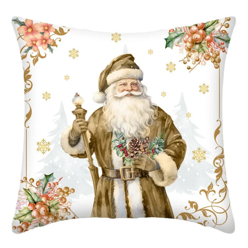 Axyaa Christmas Pillow Cover Set for Festive Home Decor and Gifting