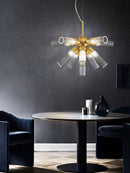 Axyaa Scandinavian Acrylic Pendant Chandelier for Kitchen Island Dining Room