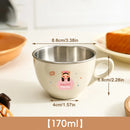 Axyaa Double Wall Stainless Steel 170ml Kids Water Cup