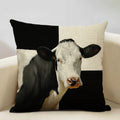 Axyaa Nice Cow Cushion Cover - Decorative Pillow Case for Sofa & Chair