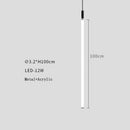 Axyaa Black Acrylic Tube Designer Headboard Pendant Light