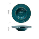 Axyaa Ceramic Straw Hat Salad Plate for Stylish Dining Experience