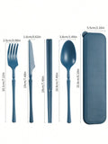 Axyaa Plastic Tableware Set for Picnics, Camping, Student Supplies