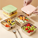 Axyaa Stainless Steel Lunch Box - Stackable Leak Proof Bento Container